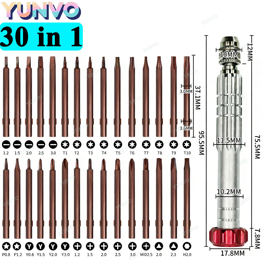 Electronics Repair Services - Set Obeng Presisi Magnetik 30 in