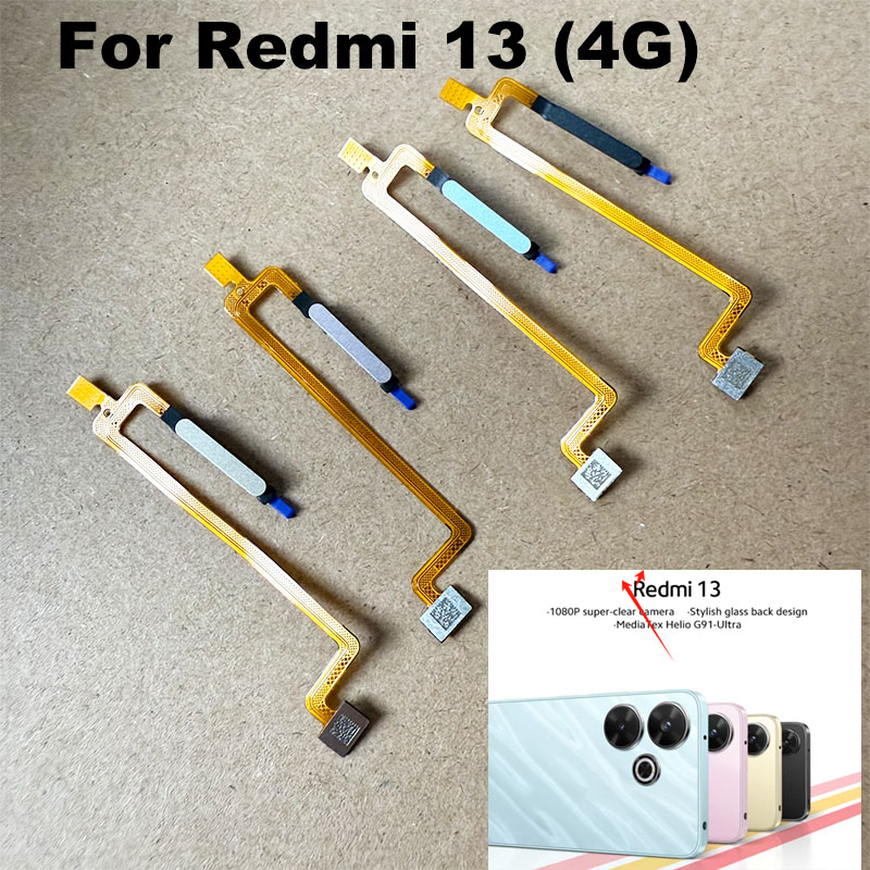 Fingerprint Cable Flex - Pengganti untuk Xiaomi Redmi 13 Sensor