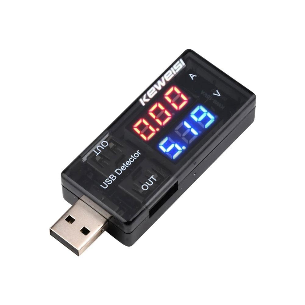 Usb Ammeter Tester - Penguji Pengisian Daya USB Digital Ganda