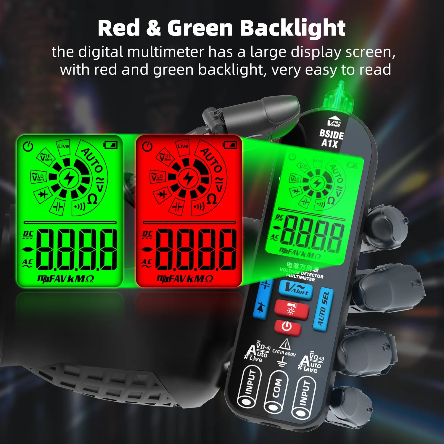 BSIDE A1/A1X Multimeter Digita - Usb Ammeter Tester ulasan dan harga