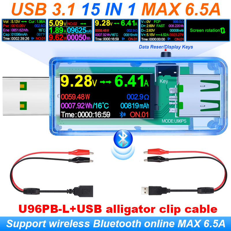 15 IN 1 USB 3.1 Tester DC Digi - Usb Ammeter Tester ulasan dan harga