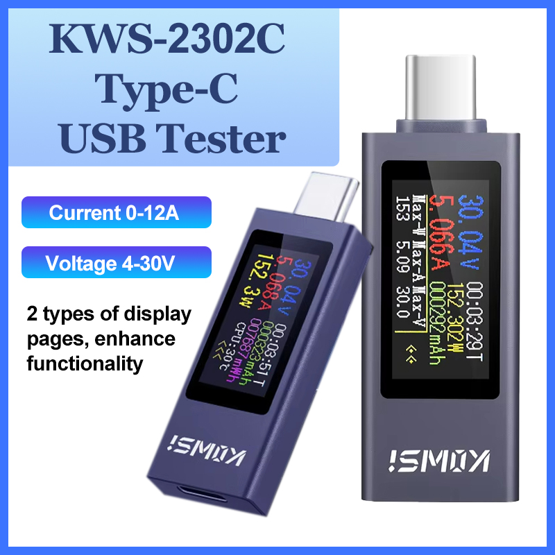 KWS-2302C USB Tester multi-fun - Usb Ammeter Tester ulasan dan harga
