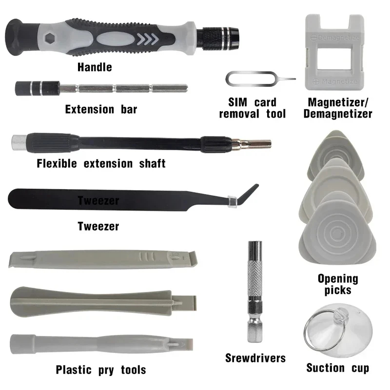 Set Obeng Magnetik Portabel 11 - Electronics Repair Services ulasan dan harga