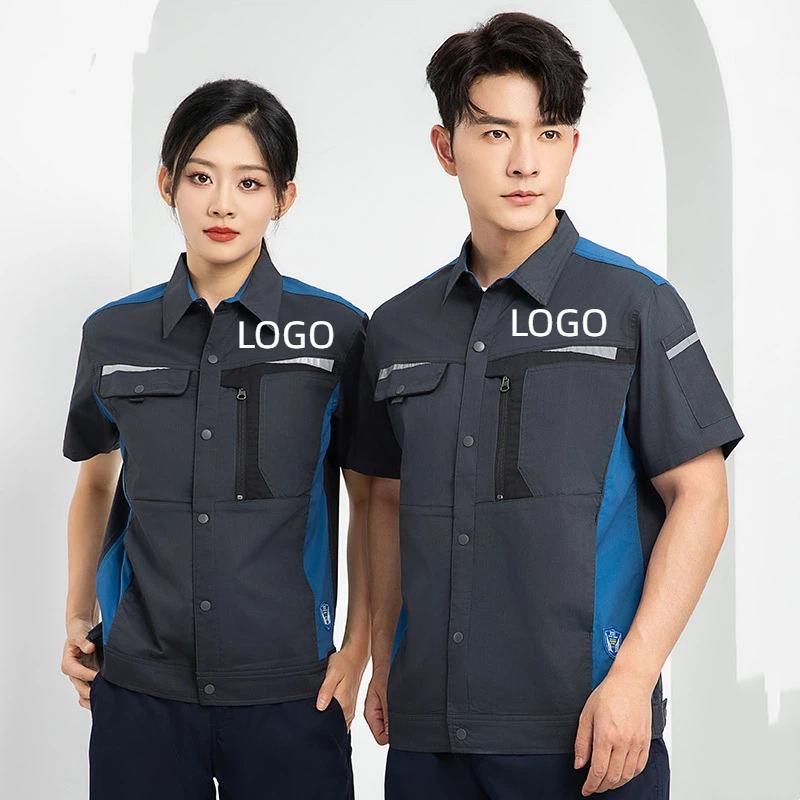 Setelan Pakaian Kerja Lengan P - Electronics Repair Logo ulasan dan harga