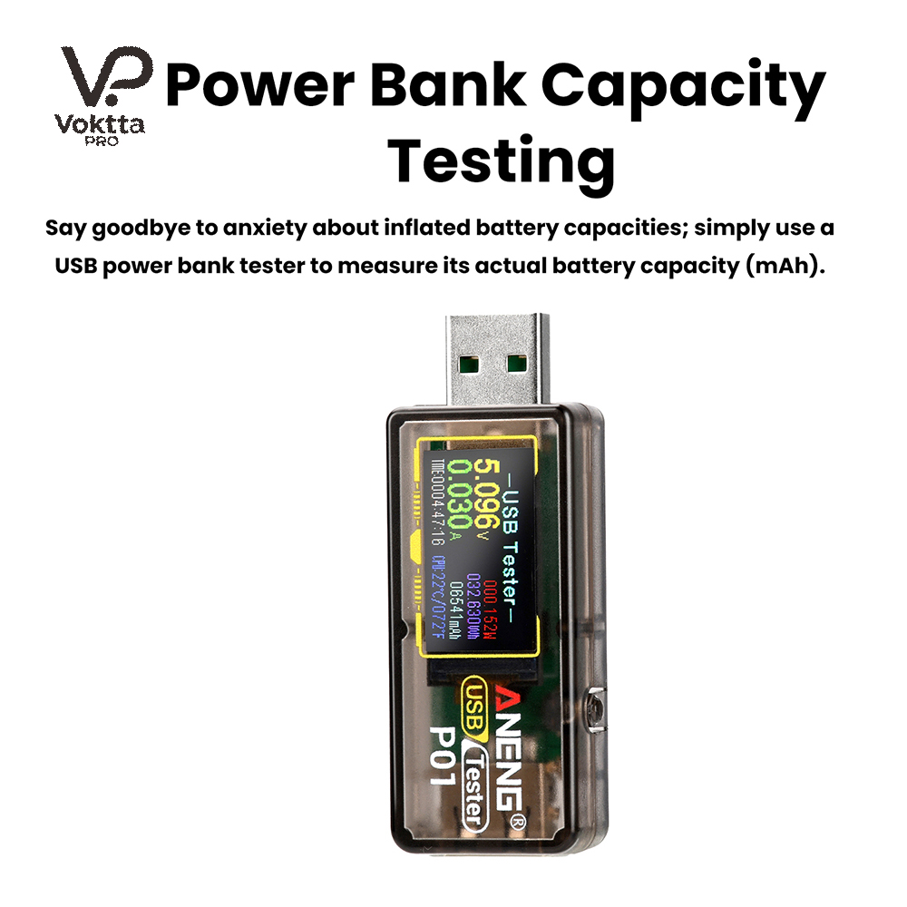 P01 Digital USB Tester Display - Usb Ammeter Tester ulasan dan harga