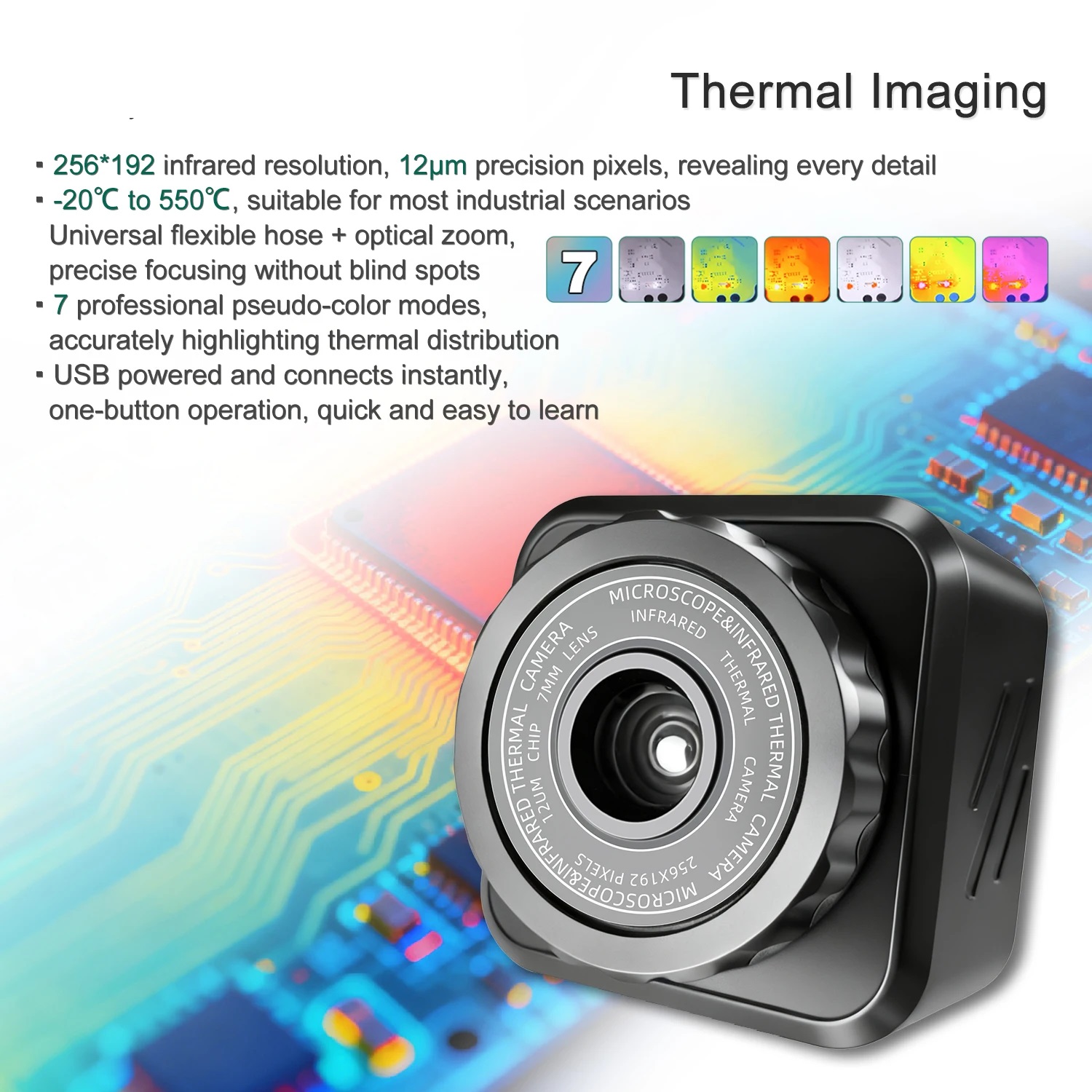 YIZHAN Thermal Imager 256*192  - Electronics Repair Images ulasan dan harga