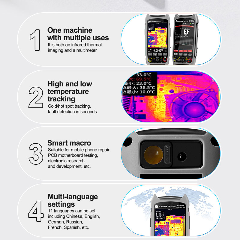 SUNSHINE TB-10 Pro Pencitraan  - Electronics Repair Images ulasan dan harga